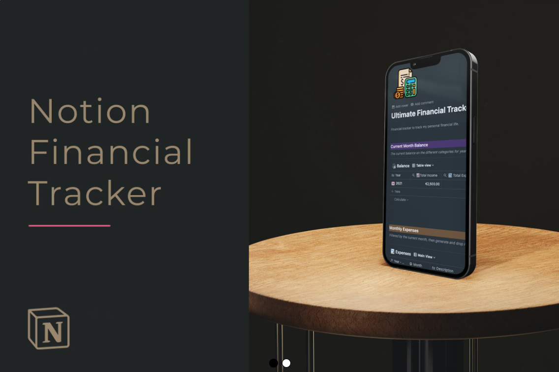 Financial tracker web